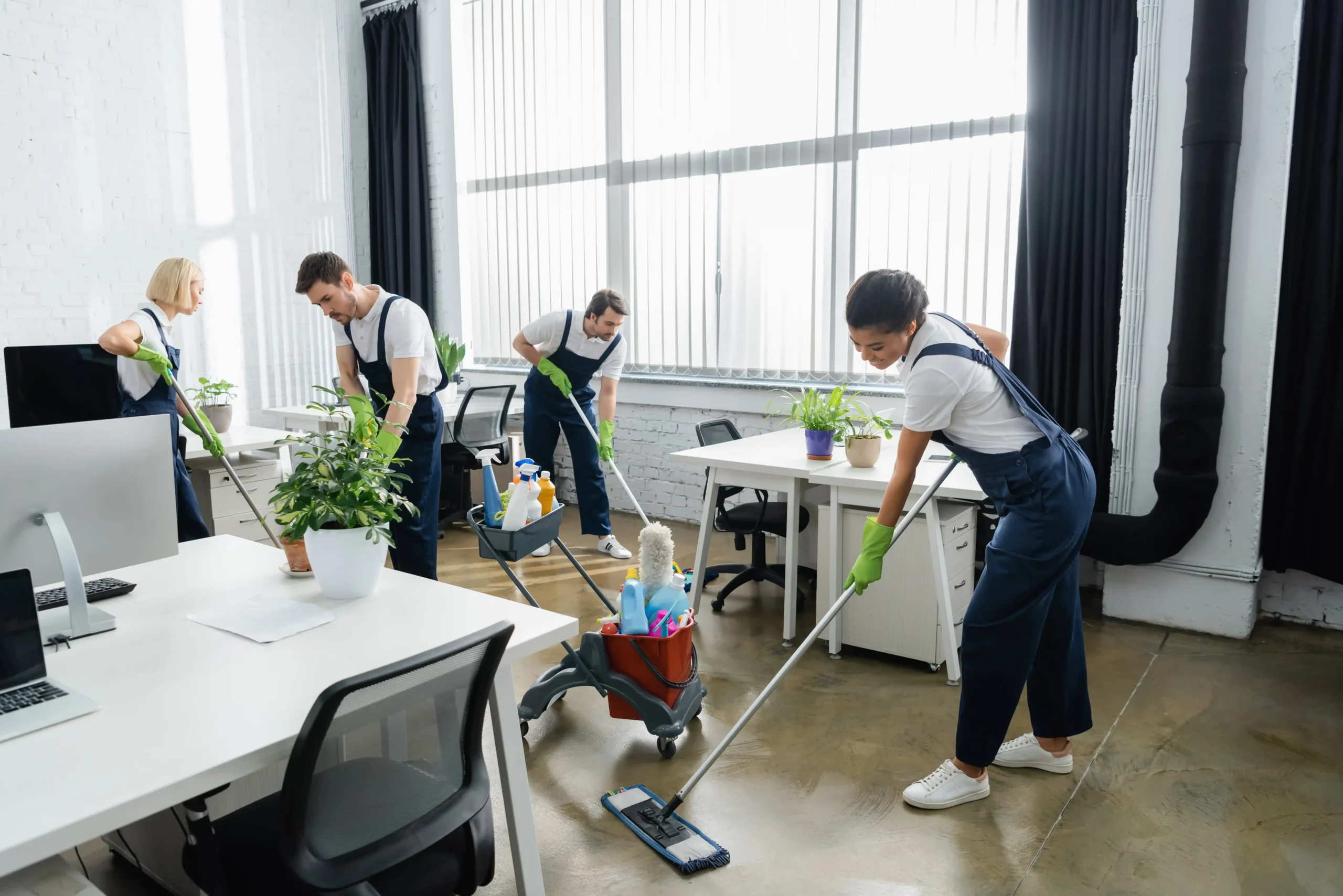 Commercial cleaning team in Sydney CBD — Sydney Clean Group